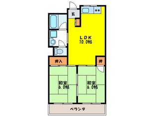 シャロ－ム平野の物件間取画像